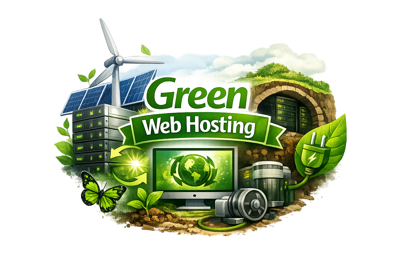 Web Hosting, Domain Names, WordPress & More - Green by Design. Powerful by Default.